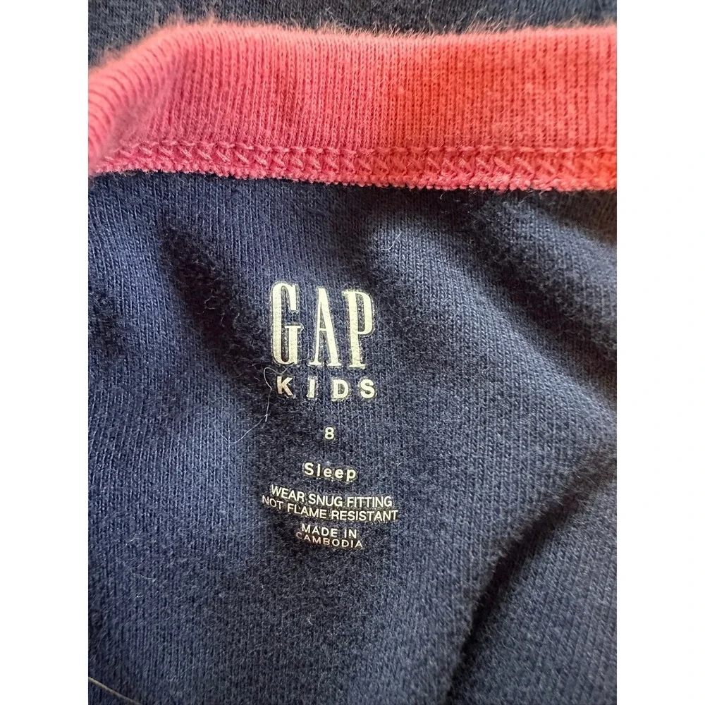 Gap Kids Blue & Pink‎ Unicorn Constellation Pajama Top & Bottoms Size 8